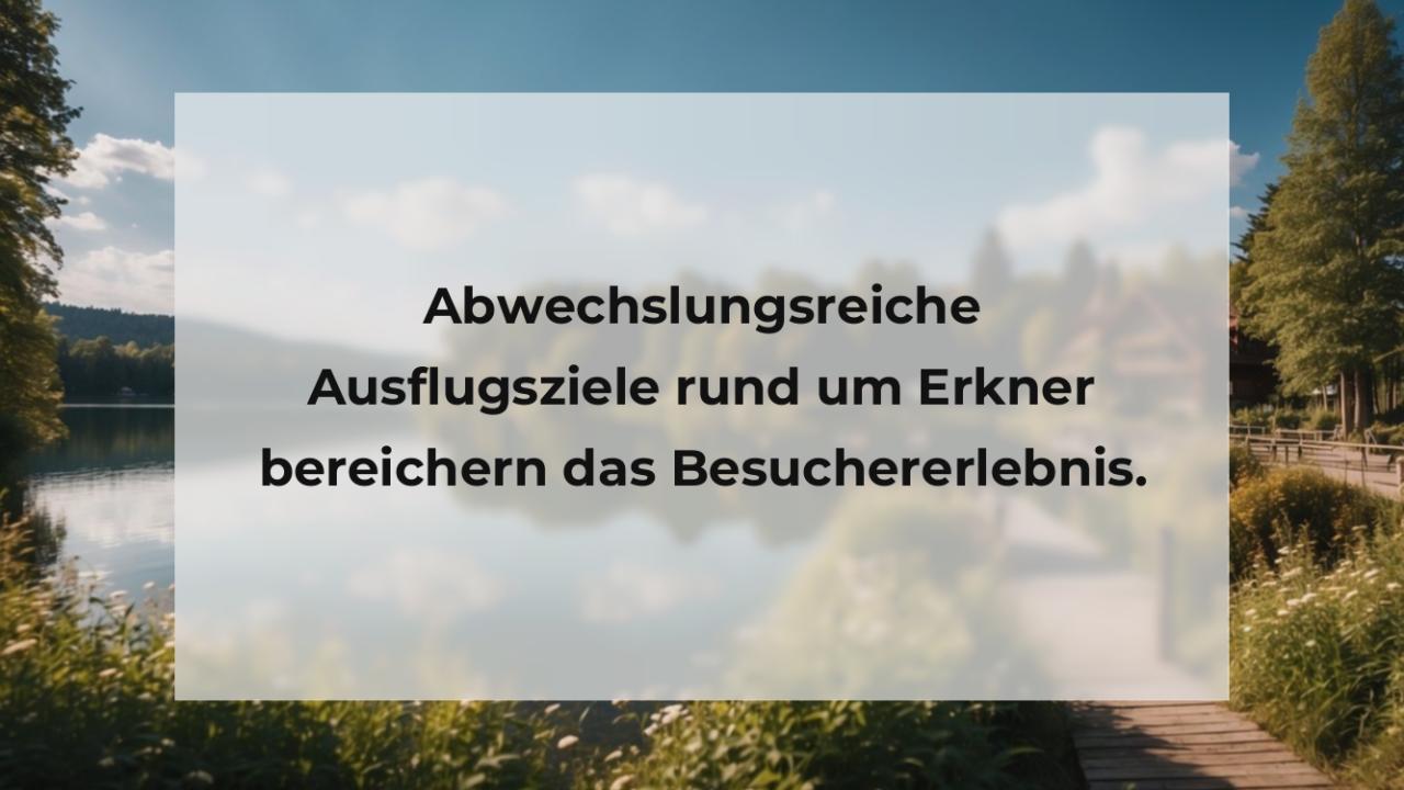 Abwechslungsreiche Ausflugsziele rund um Erkner bereichern das Besuchererlebnis.