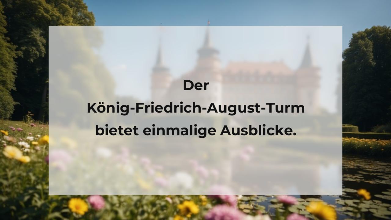 Der König-Friedrich-August-Turm bietet einmalige Ausblicke.