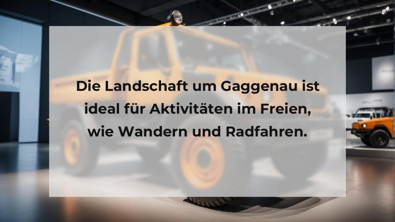 Die Landschaft um Gaggenau ist ideal für Aktivitäten im Freien, wie Wandern und Radfahren.