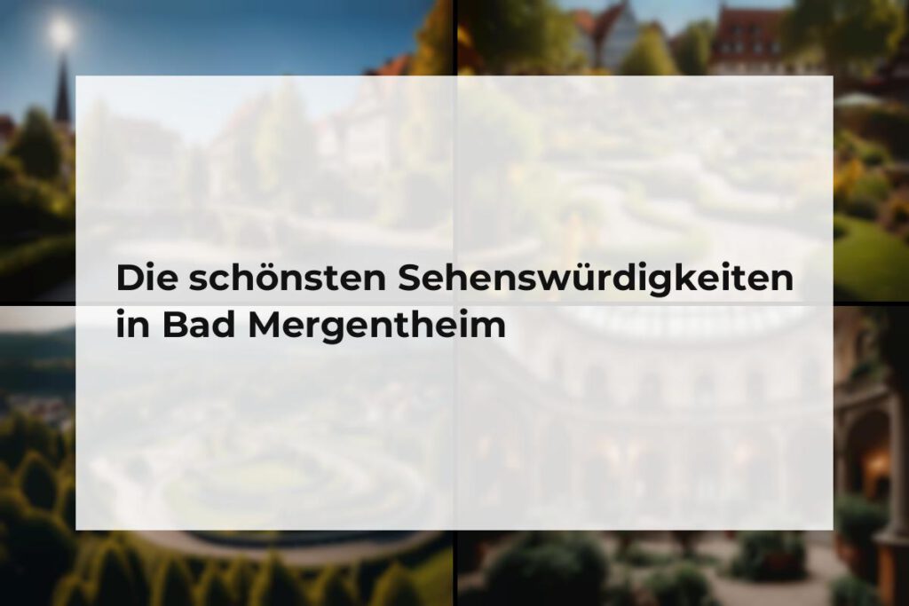 Sehenswürdigkeiten Bad Mergentheim