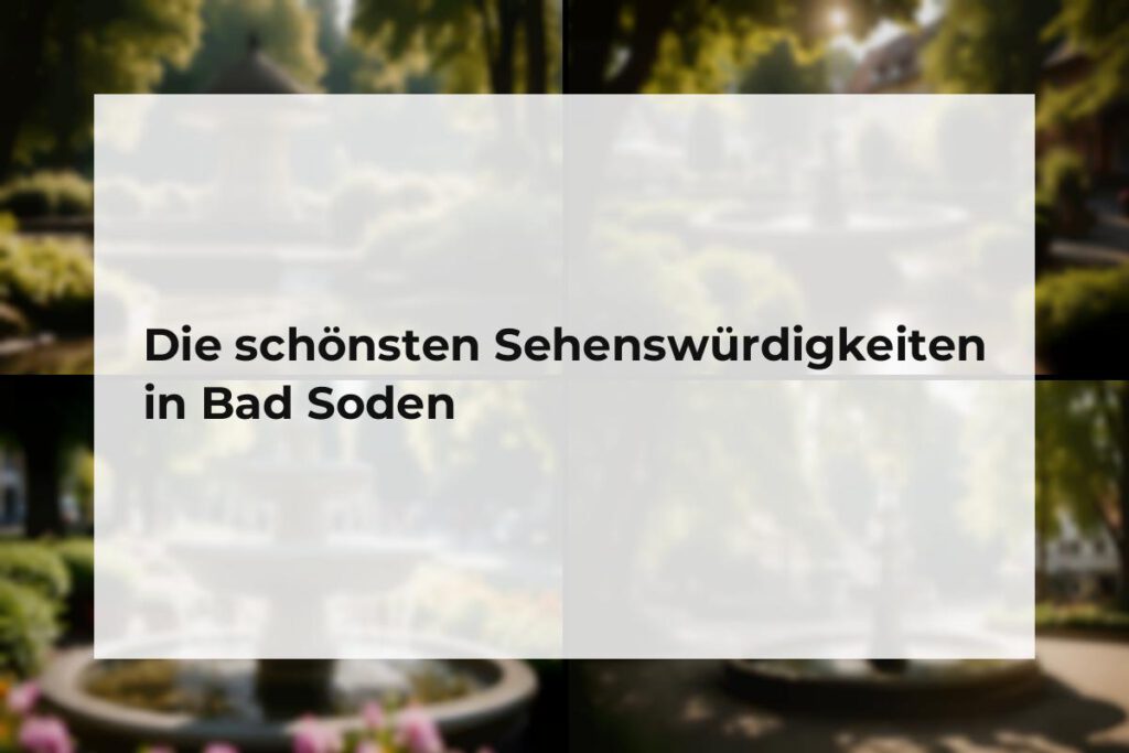 Sehenswürdigkeiten Bad Soden