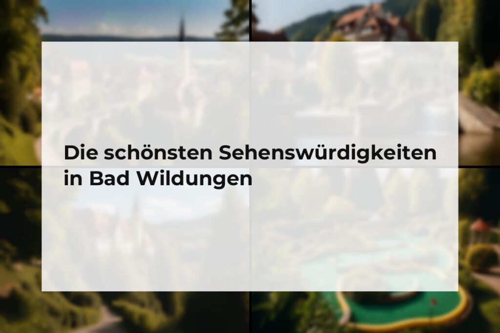 Die schönsten Sehenswürdigkeiten in Bad Wildungen | Deutschland-Tourist