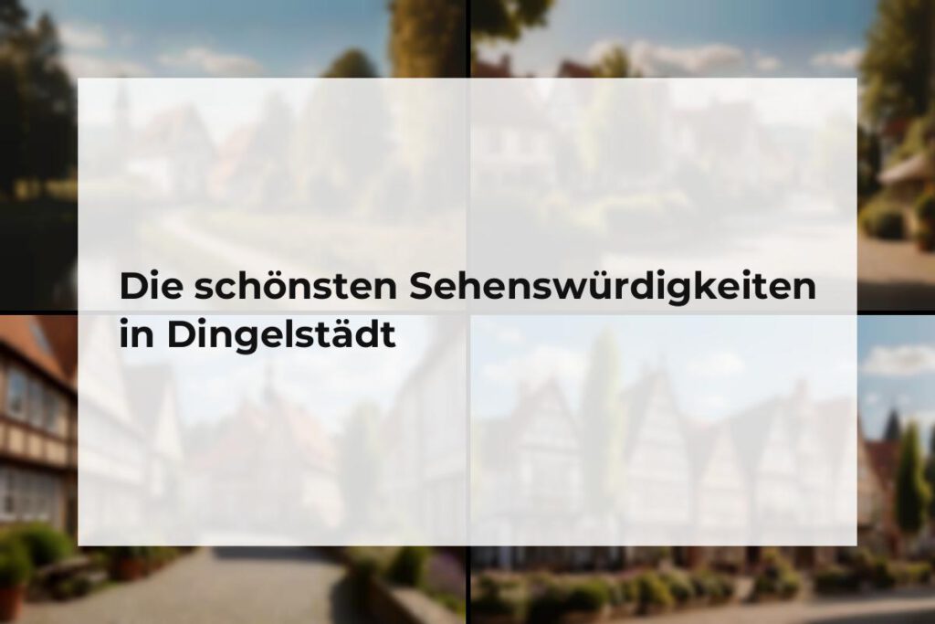 Sehenswürdigkeiten Dingelstädt