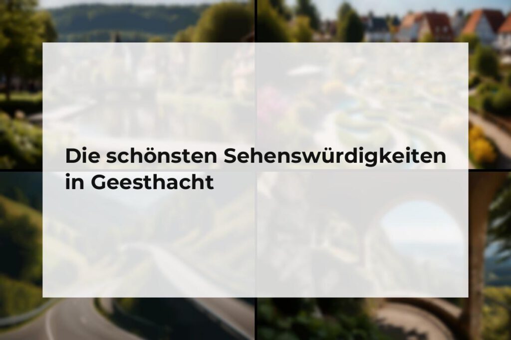 Sehenswürdigkeiten Geesthacht