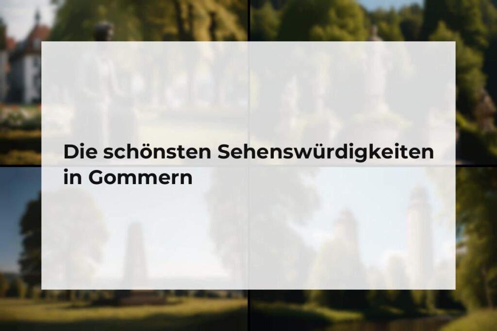 Sehenswürdigkeiten Gommern