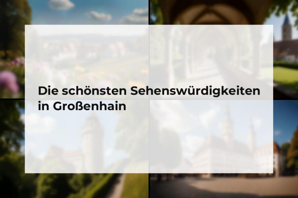 Sehenswürdigkeiten Großenhain