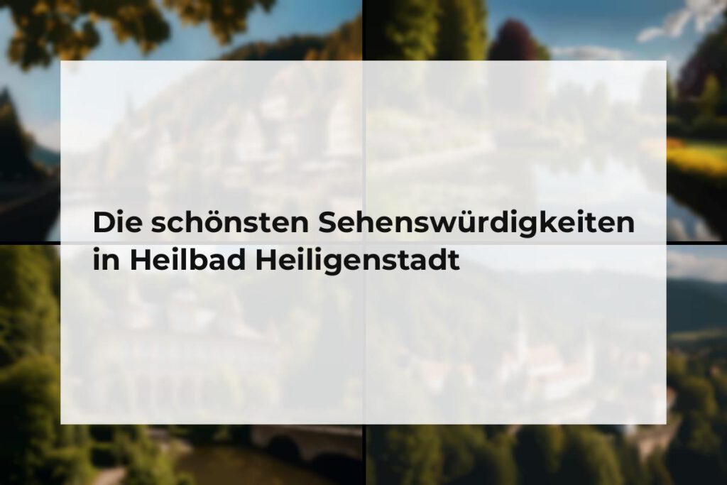 Sehenswürdigkeiten Heilbad Heiligenstadt