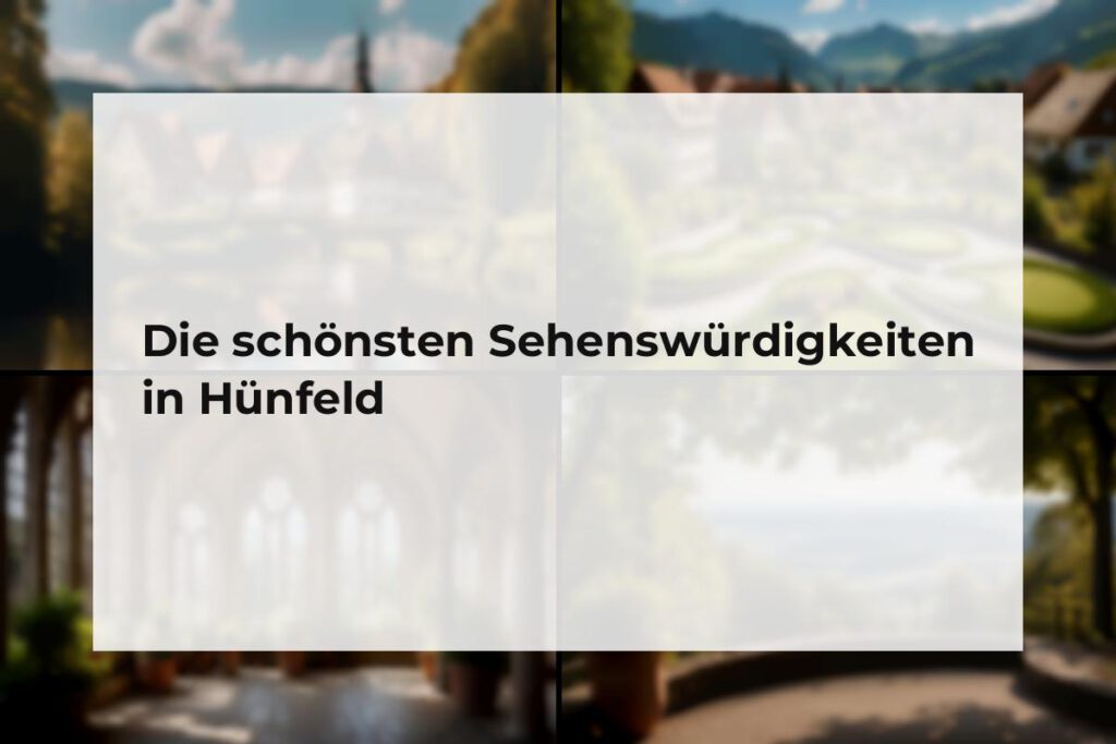 Sehenswürdigkeiten Hünfeld