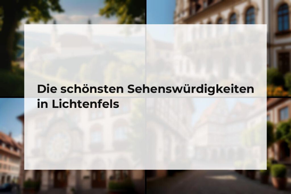 Sehenswürdigkeiten Lichtenfels