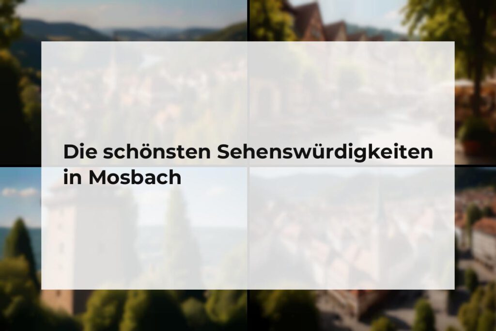 Sehenswürdigkeiten Mosbach