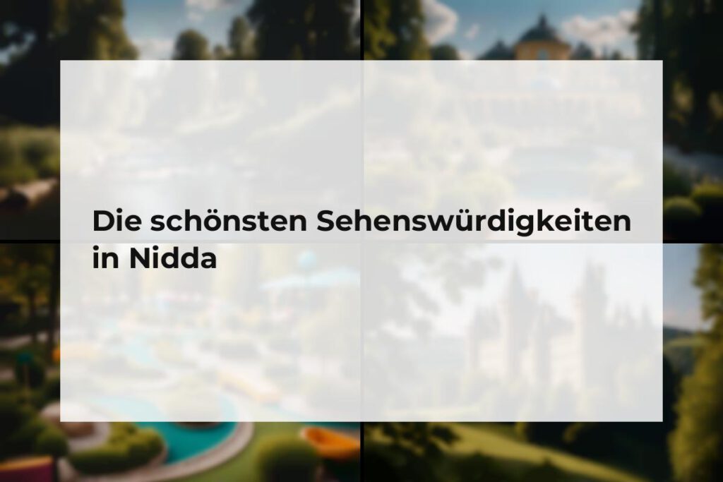 Sehenswürdigkeiten Nidda