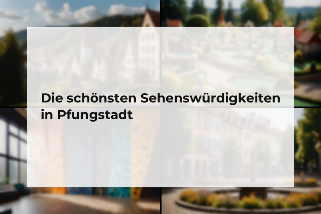 Sehenswürdigkeiten Pfungstadt