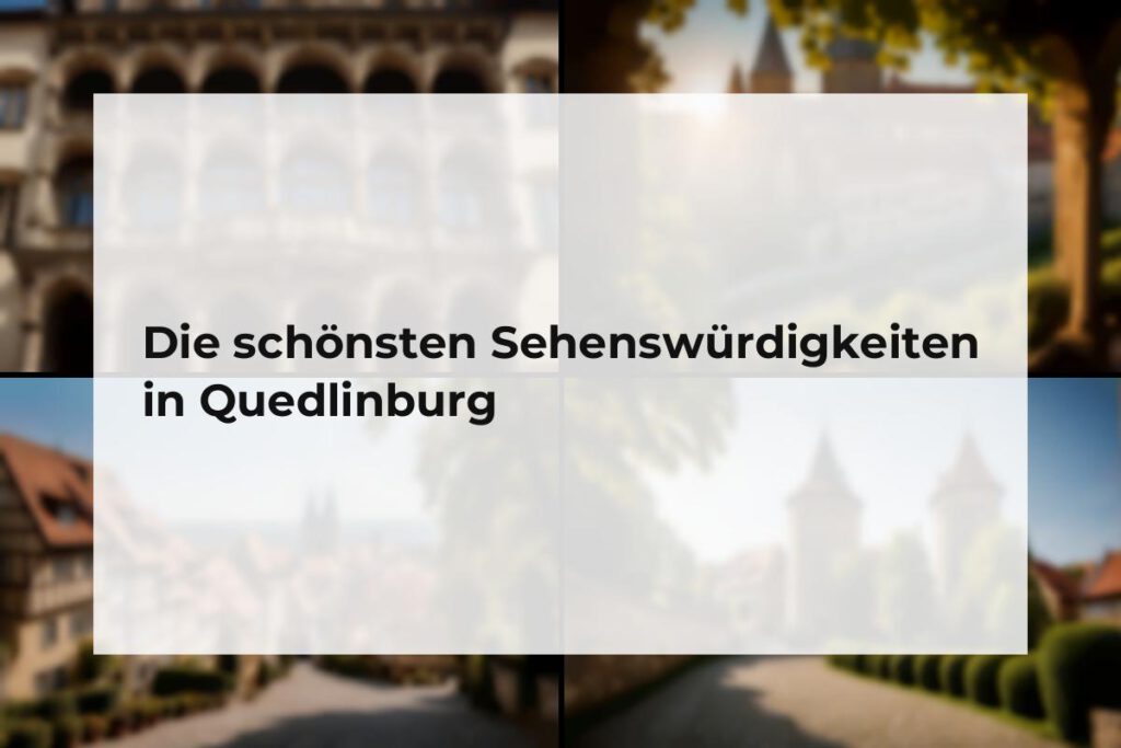 Sehenswürdigkeiten Quedlinburg