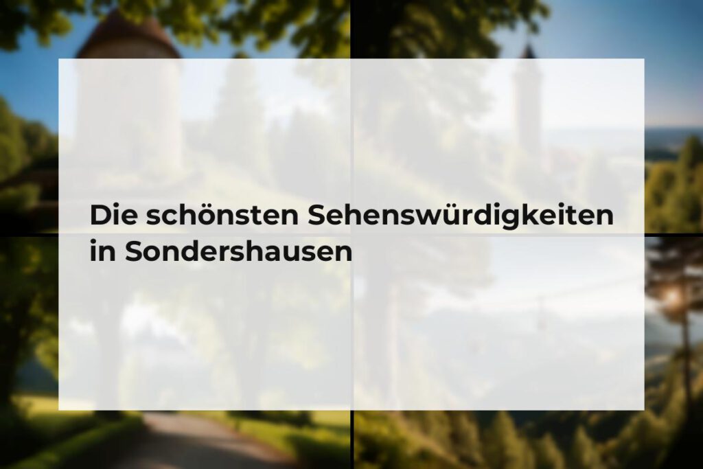 Sehenswürdigkeiten Sondershausen