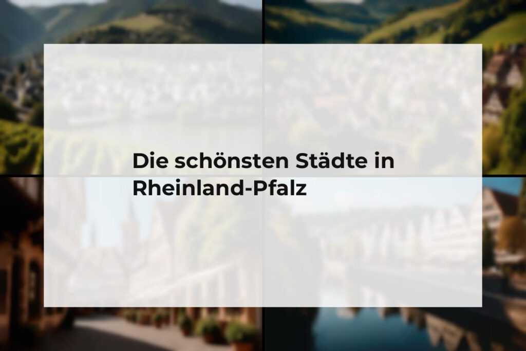 Schönste Städte Rheinland-Pfalz