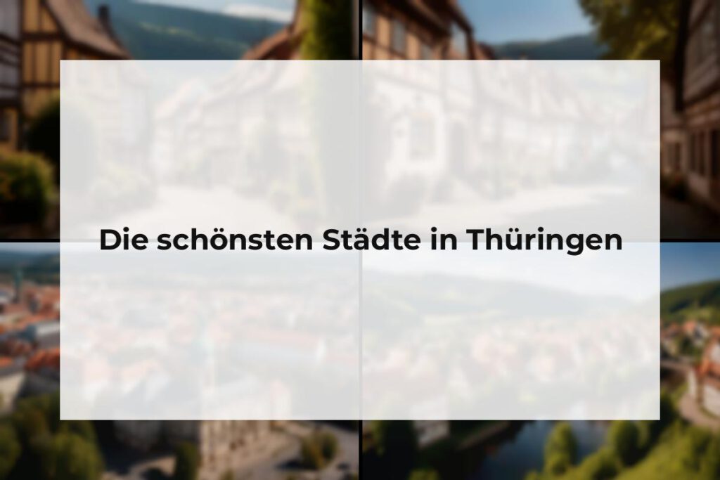 Schönste Städte Thüringen