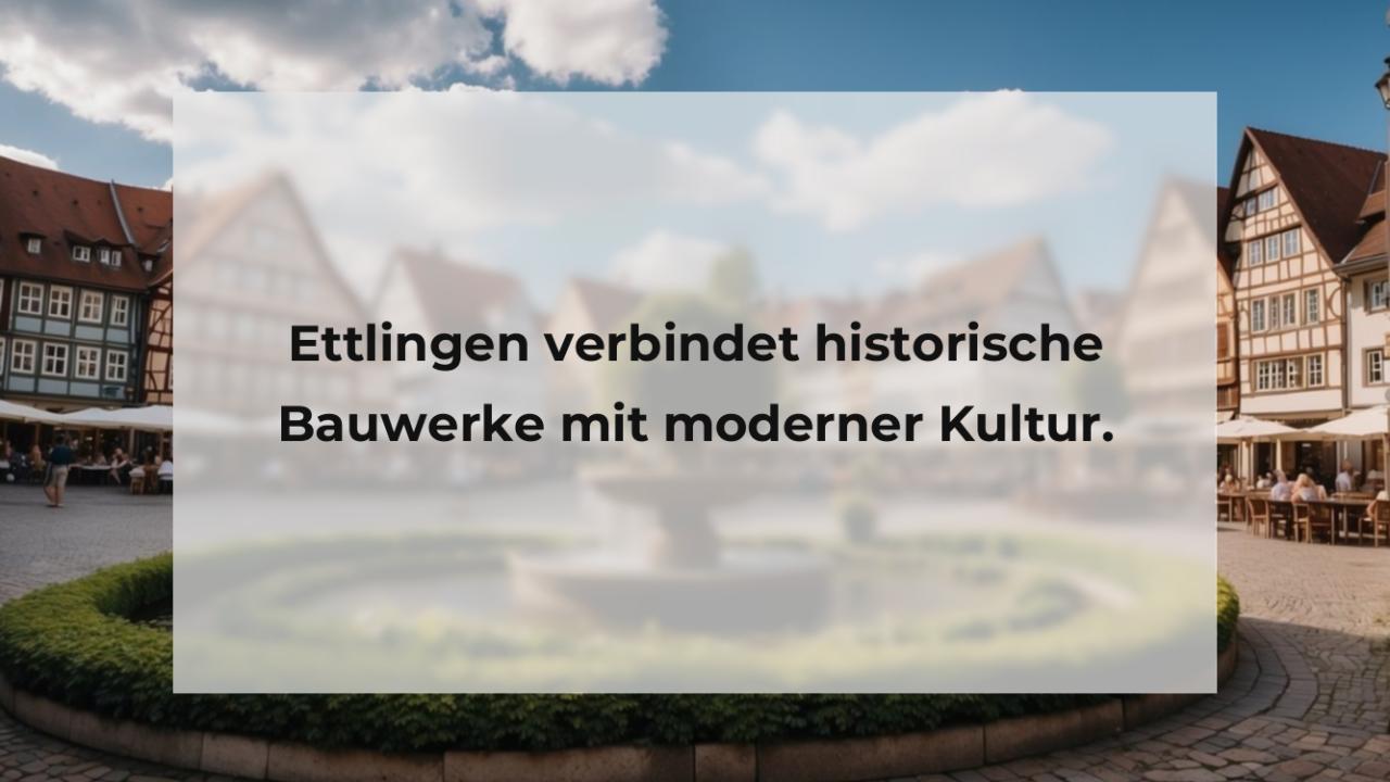 Ettlingen verbindet historische Bauwerke mit moderner Kultur.