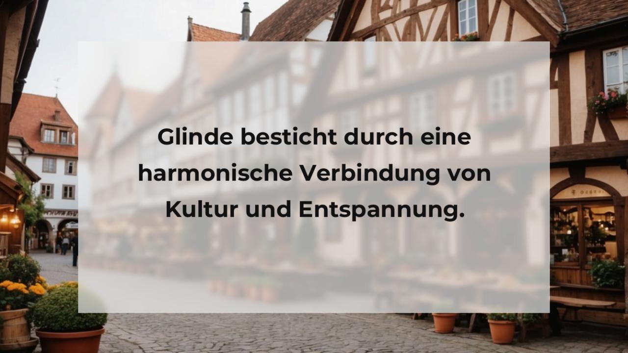 Glinde besticht durch eine harmonische Verbindung von Kultur und Entspannung.