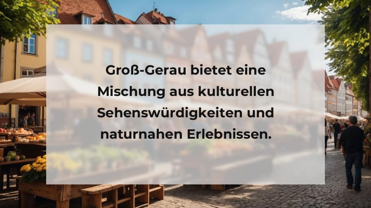 Groß-Gerau bietet eine Mischung aus kulturellen Sehenswürdigkeiten und naturnahen Erlebnissen.