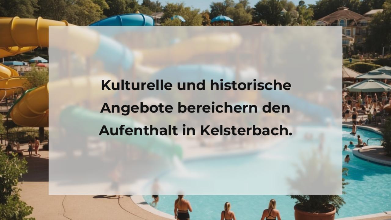 Kulturelle und historische Angebote bereichern den Aufenthalt in Kelsterbach.