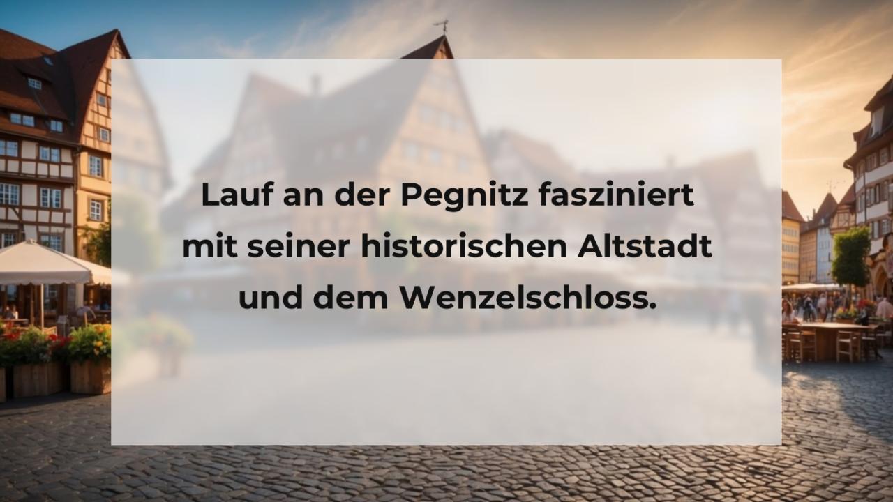 Lauf an der Pegnitz fasziniert mit seiner historischen Altstadt und dem Wenzelschloss.