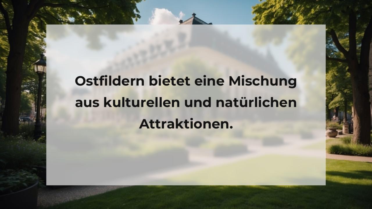 Ostfildern bietet eine Mischung aus kulturellen und natürlichen Attraktionen.