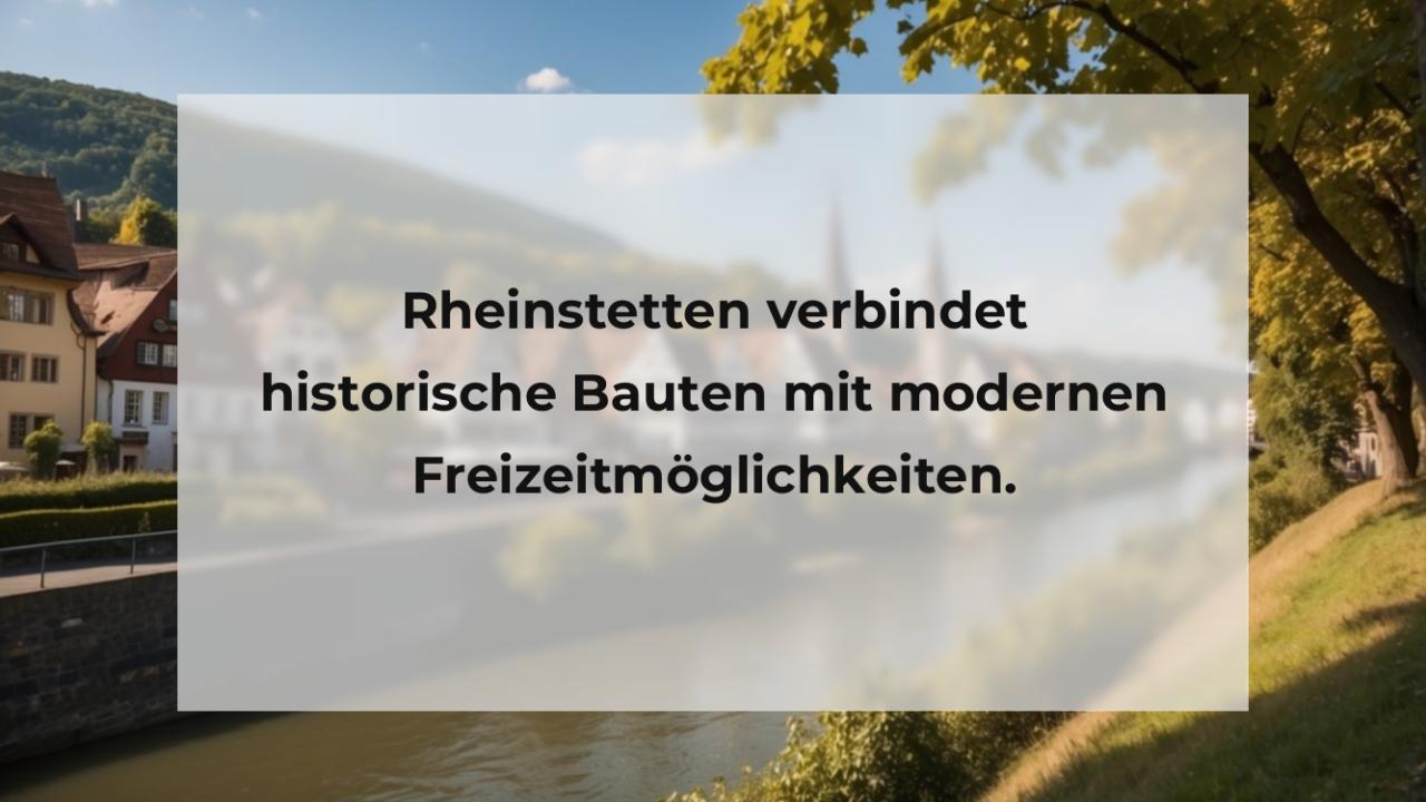 Rheinstetten verbindet historische Bauten mit modernen Freizeitmöglichkeiten.