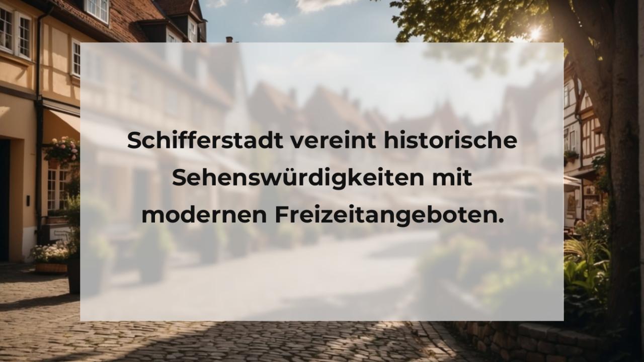 Schifferstadt vereint historische Sehenswürdigkeiten mit modernen Freizeitangeboten.