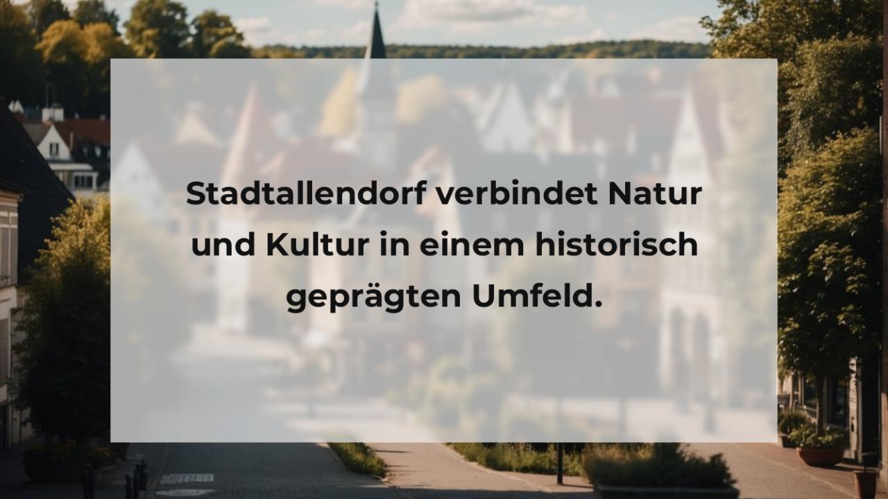 Stadtallendorf verbindet Natur und Kultur in einem historisch geprägten Umfeld.