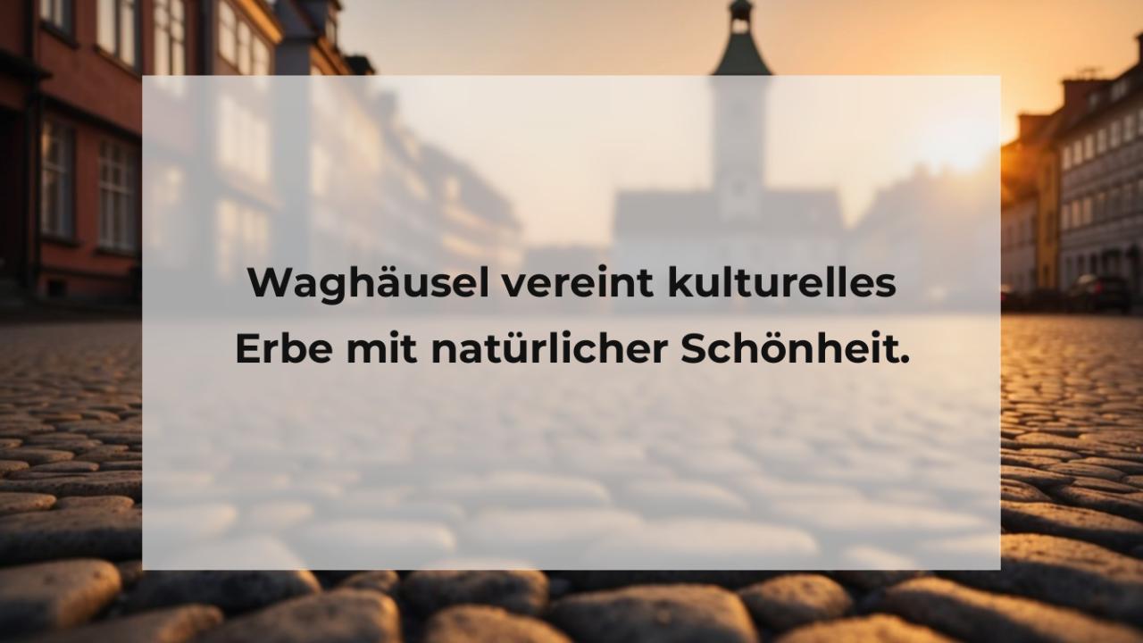 Waghäusel vereint kulturelles Erbe mit natürlicher Schönheit.